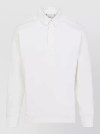 STUDIO NICHOLSON alyk rugby long sleeve polo shirt