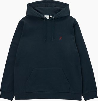 Gramicci Mens Gramicci One Point Hooded Sweatshirt - Grey/Black - Size: 42