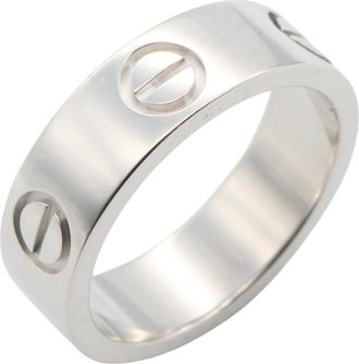Cartier White Gold White Gold (18K) Band Ring (Pre-Owned)