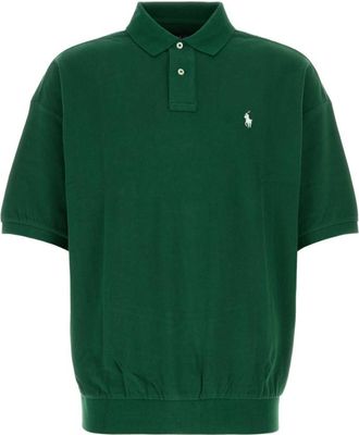Polo Ralph Lauren Dark Green Piquet Oversize Polo