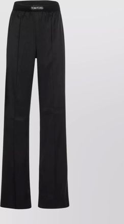 Tom Ford silk trousers with double pin tuck