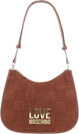 Love Moschino Shoulder Bag - Dames - Schoudertassen - Bruin - ONE Size - Tassen