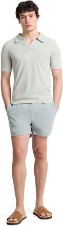 Onia Boucle Knit Johnny Polo in Muted Sage at Nordstrom, Size Xx-Large
