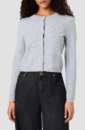 French Connection Dakota Print Cardigan in Medium Heather at Nordstrom, Size X-Large