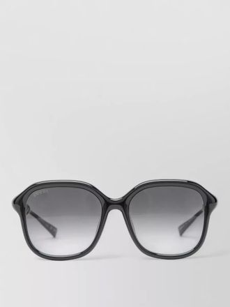 Gucci square frame sunglasses gradient lenses metal accents