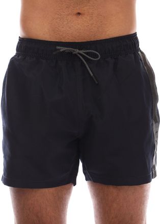 Emporio Armani Heren Logo Getapete Zwemshort (Marine)