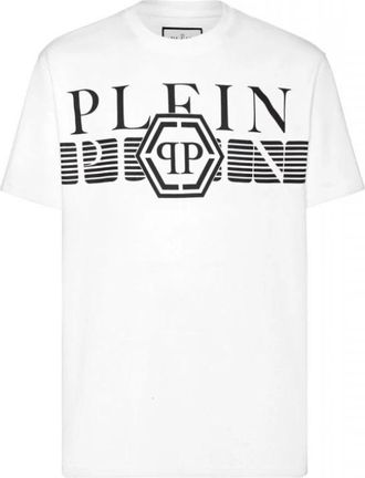 Philipp Plein T-shirt Ronde Hals SS - Heren - T-shirts - Wit - XL - Katoen - Tops