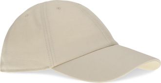 Fendi Mens Baseball Cap With Logo Bianco Cotton; Linen Hats E Hairbands