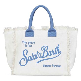 MC2 Saint Barth Tote Bags, female, White, Size: ONE SIZE Vanity Tote Bag