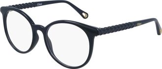 Chlo&eacute; Ronde Optische Montuur - unisex - Brillen - Blauw - 52 MM - Accessoires