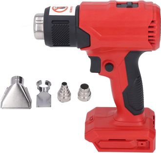 OEM Pistola De Aire Caliente Port&aacute;til Con Bater&iacute;a De Litio Recargable, Para Cocinar Con Film Termoencogible (roja)