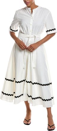 Officine G&eacute;n&eacute;rale Nadia Poplin Ribbon Dress