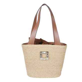 Roger Vivier Tote Bags, female, Beige, Size: ONE SIZE Lille Tote