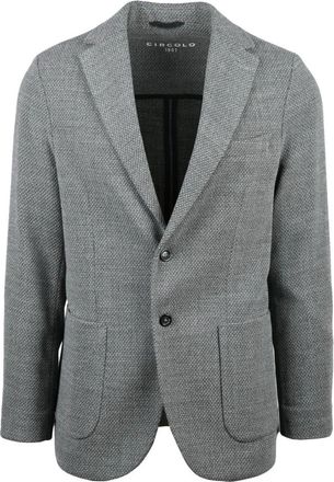 Circolo 1901 Jassen, Heren, Grijs, 3Xl, Wol, Blazer Stondato