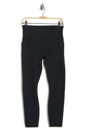 Marika Alba Pocket Crop Leggings in Black at Nordstrom Rack, Size X-Large
