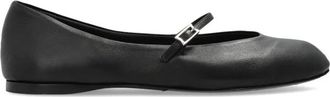 Max Mara Leren schoenen MMBallet - Dames - Ballerinas - Zwart - 37 EU - Leer - Schoenen