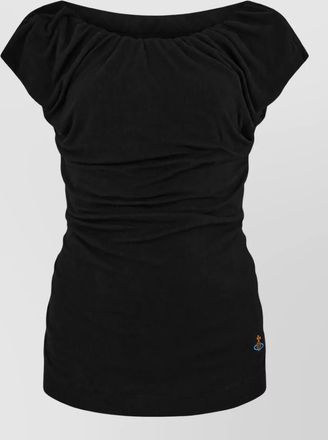 Vivienne Westwood gathered short-sleeve top