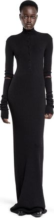 Ann Demeulemeester Hanzel Long Serafino Rib Dress