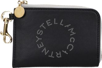 Stella McCartney Black Leather Womens Wallet
