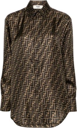 Fendi Mujer, Blusas y Camisas, Marr&oacute;n, Talla: M
