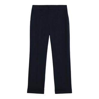 Oltre Gewone broek - Dames - Vrijetijds broeken - Blauw - L - Polyester - Broeken