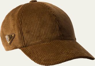 Prada Corduroy Baseball Cap