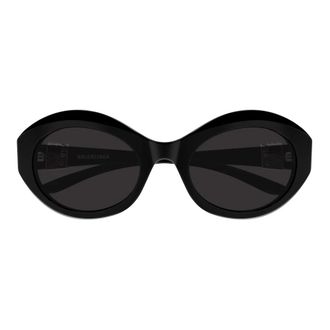 Balenciaga Gafas de sol ovaladas oversize - Accessories - Mujer - Negro - ONE SIZE