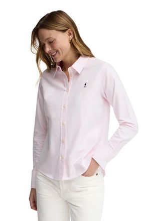Polo Club Womens Long Sleeve Regular Fit Shirt SHIRT-L-S25 - Pink - Size X-Small