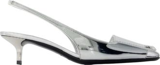 Courr&egrave;ges Fold Mirror Kitten Pumps