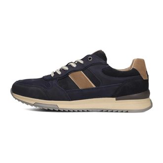 Mazzeltov Schoenen, Heren, Zwart, 41 EU, Wol, Blauwe Chunky Sole Sneakers voor Heren