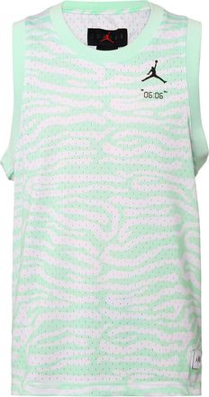 Nike Jordan Air Jordan irregular texture Alphabet Printing Mesh Training Sports Vest Mint Green DM1825-379