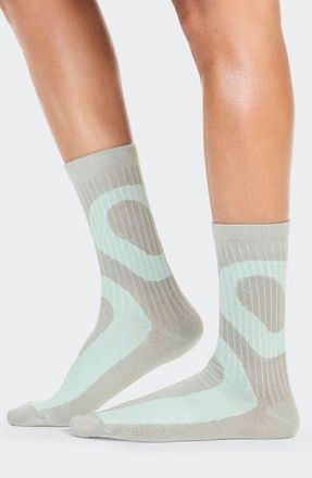 On Liquid Logo High 2-Pack Socks in Ivory/Tin at Nordstrom, Size X-Small