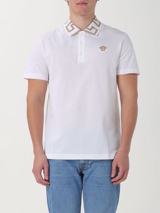 Versace Polo Versace in piquet con logo