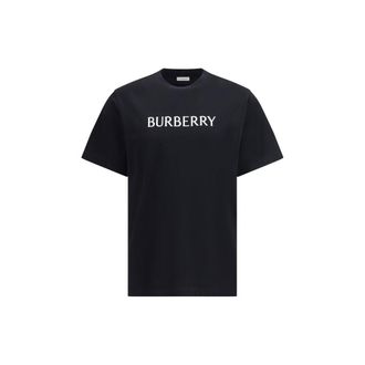 Burberry Zwarte Katoenen T-Shirt