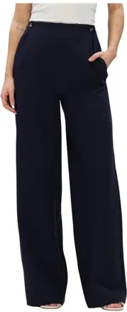 Est'seven Broeken, Dames, Blauw, M, Scottie Pantalon