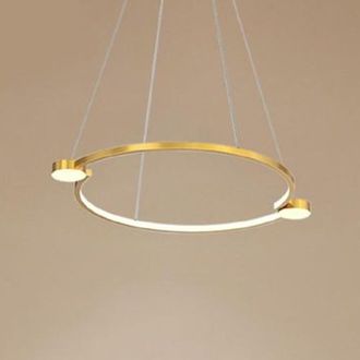 Trade Shop Trade Shop Traesio - Trade Shop - Resumen De 20w Led Con Telecomando Design Modern Oro 71088