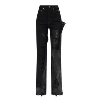 Rick Owens Dames, Jeans, Zwart, Maat: W29 Katoen