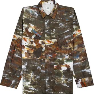 South2 West8 x Ben Miller Giacca Jungle Fatigue - Verde