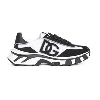 Dolce & Gabbana Sneakers, male, Multicolor, Size: 9 1/2 US DG Country Road Nylon and Leather Sneakers