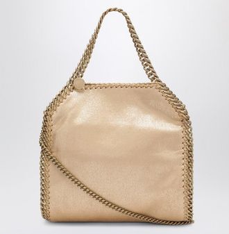 Stella McCartney Falabella Mini Tote Bag In Light Gold