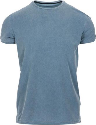 Roberto Ricci Design Stof Piqu&eacute; Patroon Korte Mouw Shirt - Heren - T-shirts - Blauw - 3XL - Tops
