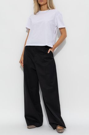 Emporio Armani Cotton T-shirt, Womens, White