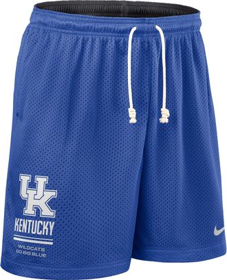 Nike Kentucky Sideline Reversible Nike Mens Dri-FIT College Shorts in Blue | 03BF93JNKY-RJ3