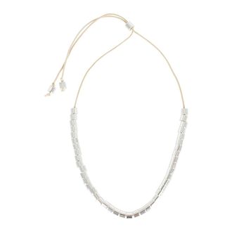 Federica Tosi Necklaces, female, Gray, Size: ONE SIZE Elegant Lace Alma Dress