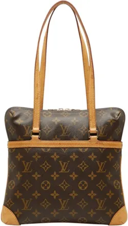 Louis Vuitton Brown Pvc Leather Shoulder Bag Tote Bag (Pre-Owned)