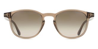 Tom Ford FT1302 HOLT-02 45B Mens Sunglasses Brown Size 50