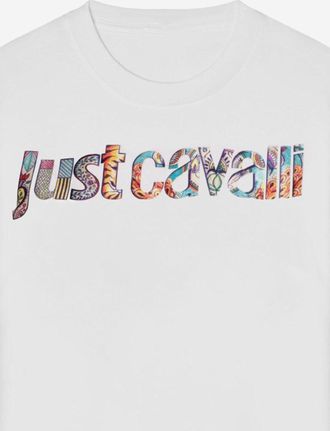 Just Cavalli Womens T-Shirt Cotton White T-Shirts & Jerseys