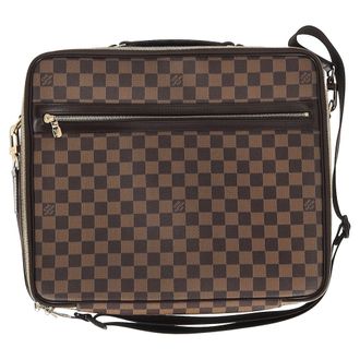 Louis Vuitton Louis Vuitton Porte Ordinateur Sabana Damier-laptoptas van bruin gecoat canvas