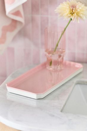 Anthropologie Cerise Ceramic Bath Tray