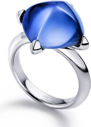 Baccarat Medicis Sterling Silver, Crystal Ring 2612729